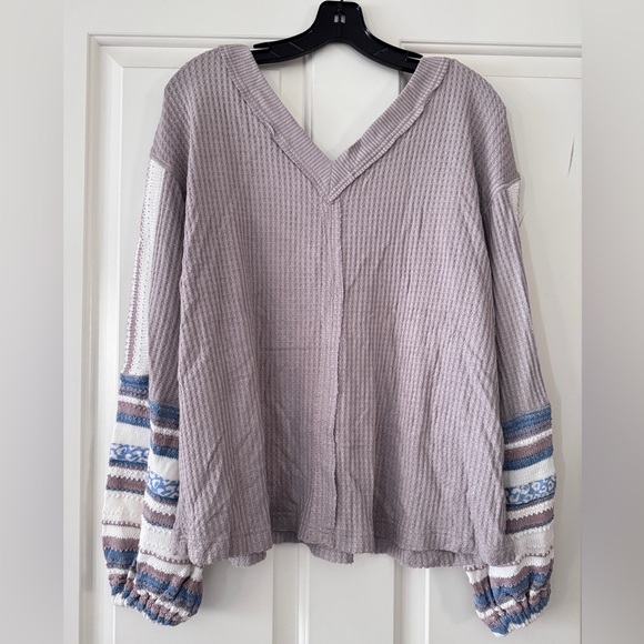 NWT Free People Copenhagen Thermal Sweater S - Picture 9 of 12